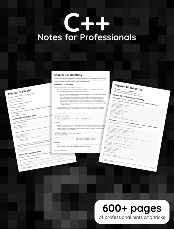 Cplusplusnotesforprofessionals