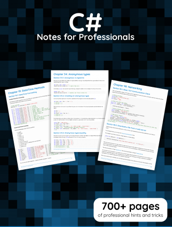 Csharpnotesforprofessionals