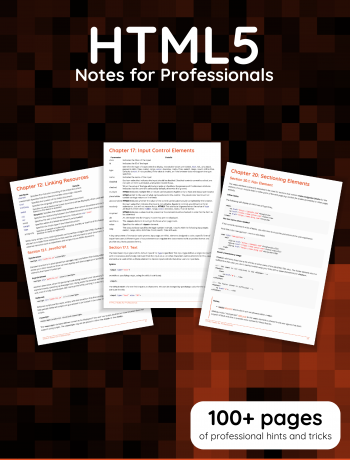 Html5Notesforprofessionals