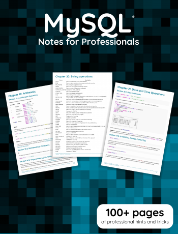 Mysqlnotesforprofessionals