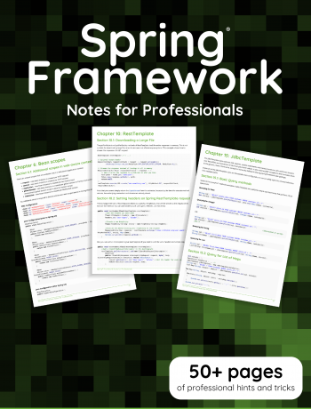 Springframeworknotesforprofessionals