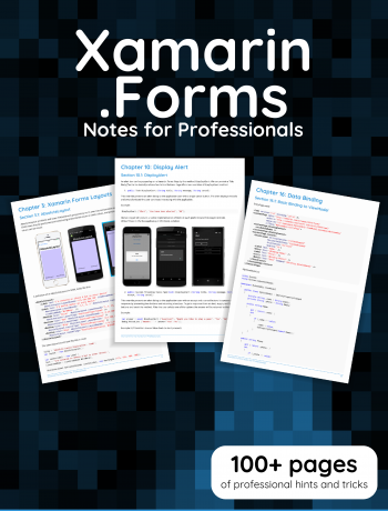 Xamarinformsnotesforprofessionals