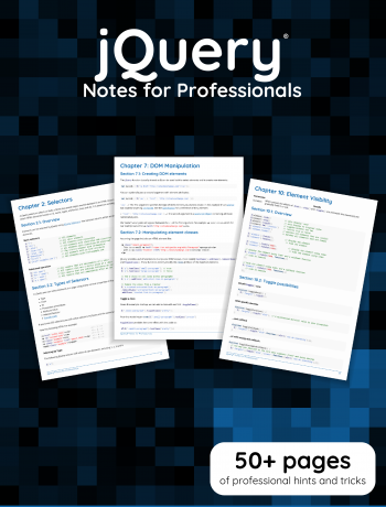 Jquerynotesforprofessionals
